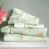 Cottage Rose and Gingham Sheet Set