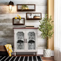 Country Cottage Storage Display Cabinet