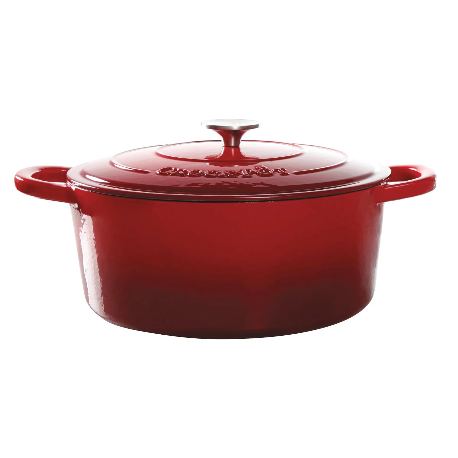 Crock Pot Artisan 7-qt. Enameled Cast Iron Oval Dutch Oven with Lid