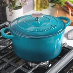 Crock Pot Artisan 5-qt. Enameled Cast Iron Dutch Oven with Lid