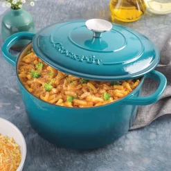 Crock Pot Artisan 5-qt. Enameled Cast Iron Dutch Oven with Lid