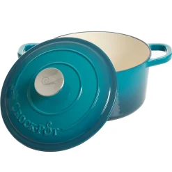 Crock Pot Artisan 3-qt. Enameled Cast Iron Dutch Oven with Lid