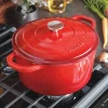 Crock Pot Artisan 7-qt. Enameled Cast Iron Round Dutch Oven with Lid