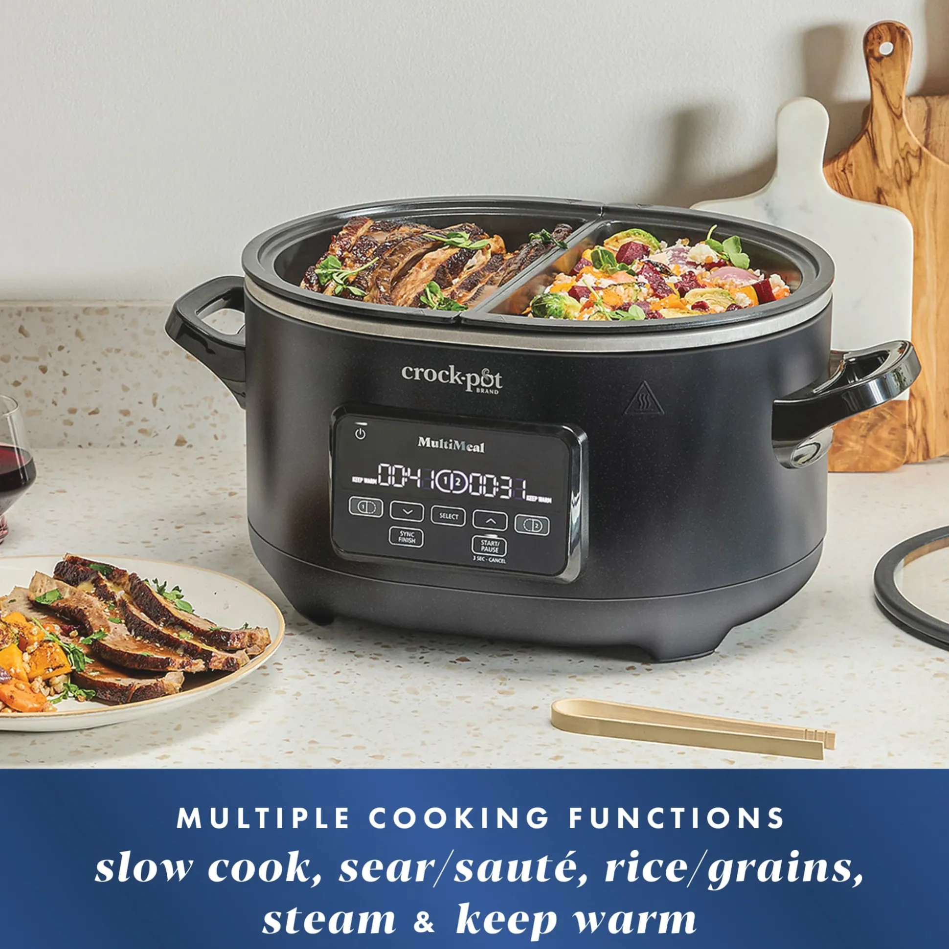 Crock-Pot Multimeal Multi-Cooker and Programmable Slow Cooker