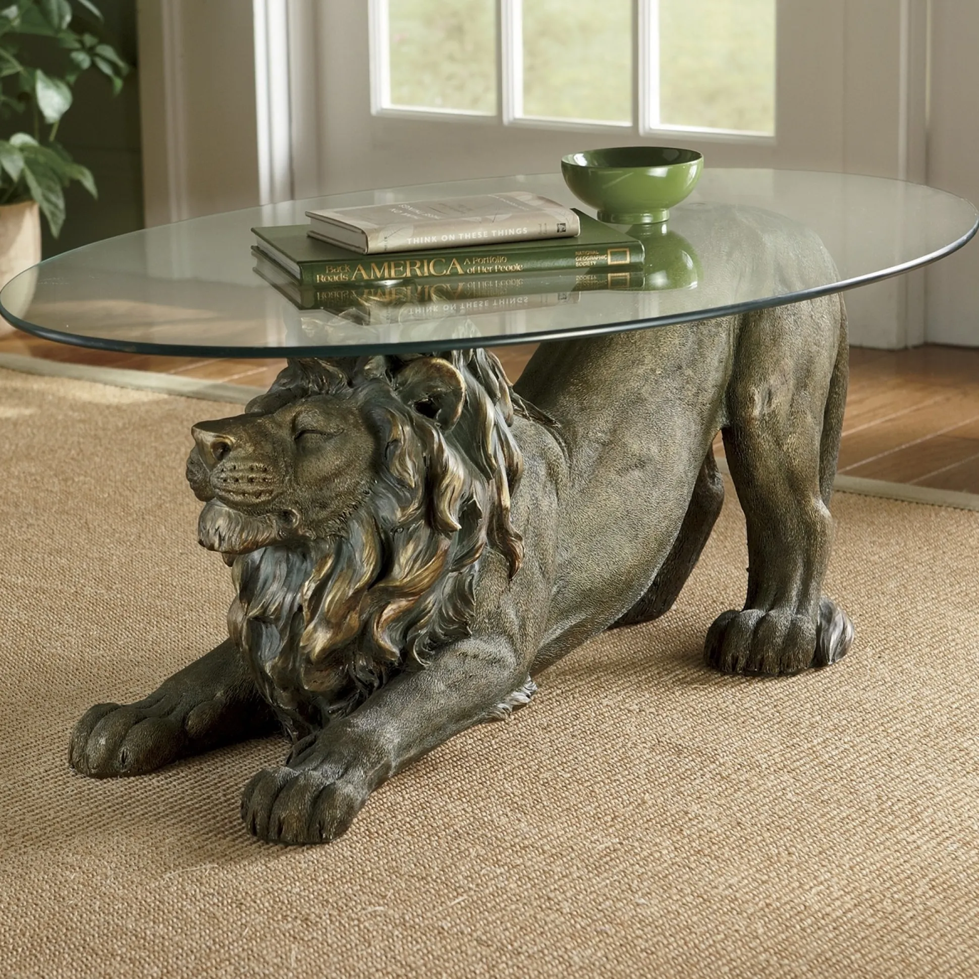 Crouching Lion Table