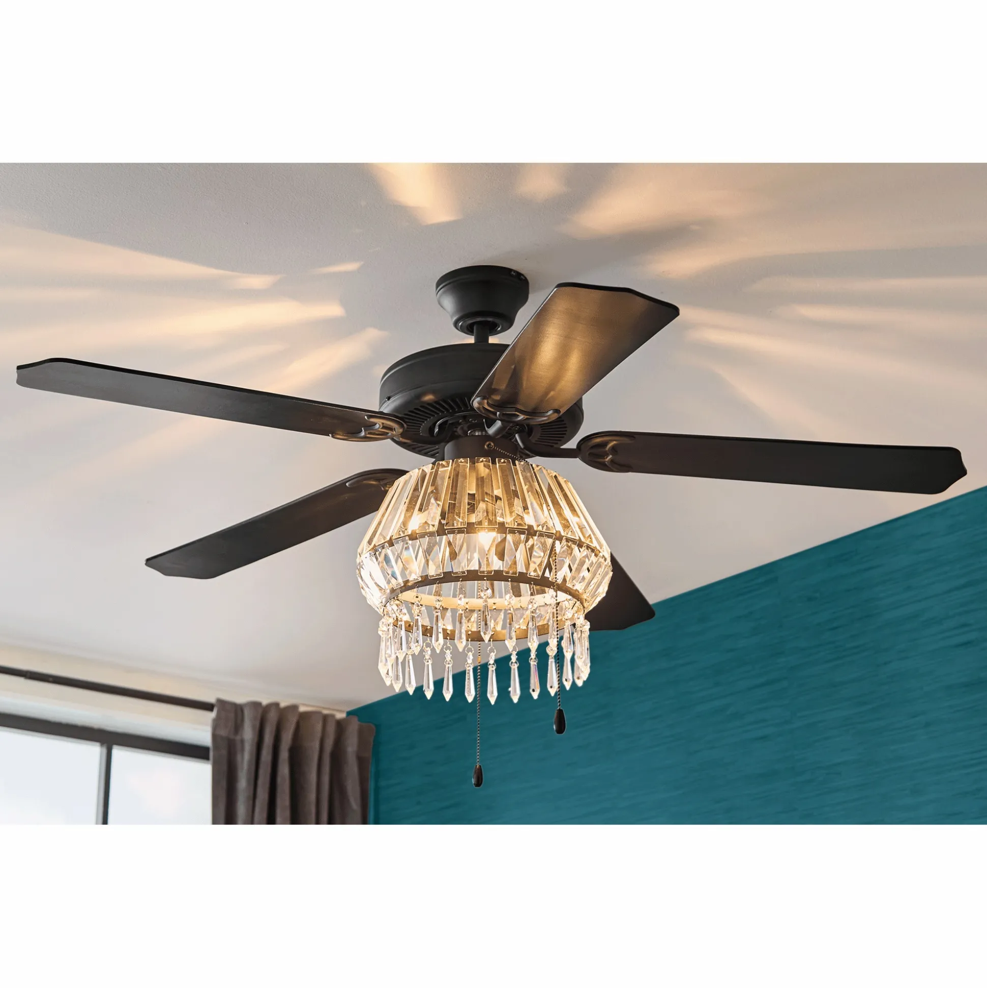 Crystal Ceiling Fan