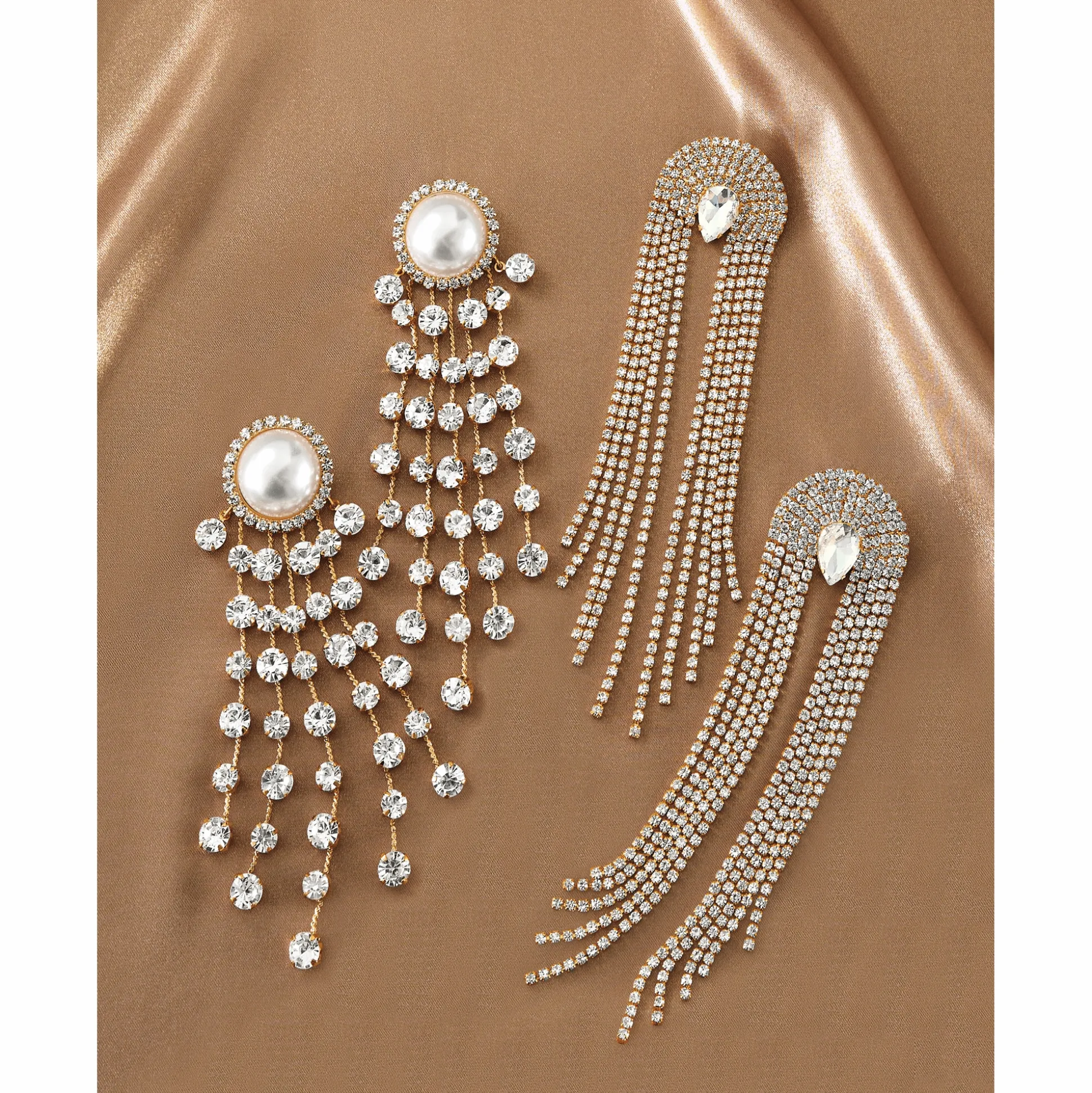 Crystal Fringe Earrings