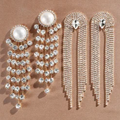 Crystal Fringe Earrings