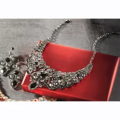 Crystal Vintage Necklace & Earring Set