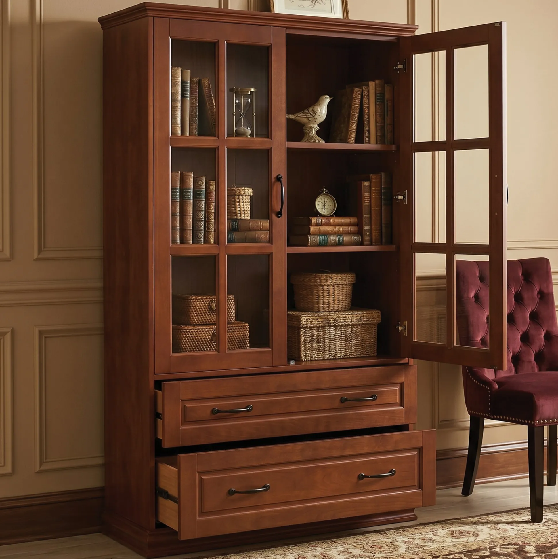 Dawson Media Display Cabinet