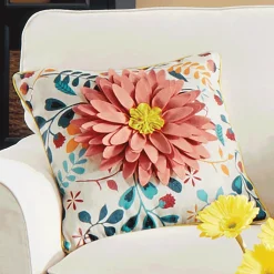 3-D Daisy Pillow Cover