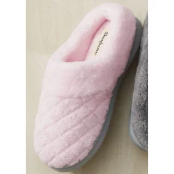 Dearfoams Libby Quilted Terry Clog