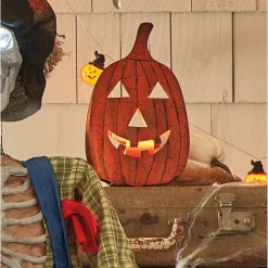 Decorative Jack-o'-lantern Candleholder