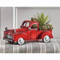 Decorative Red Farm Truck