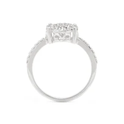 Diamond Round Cluster Ring