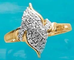 Diamond Waterfall Ring