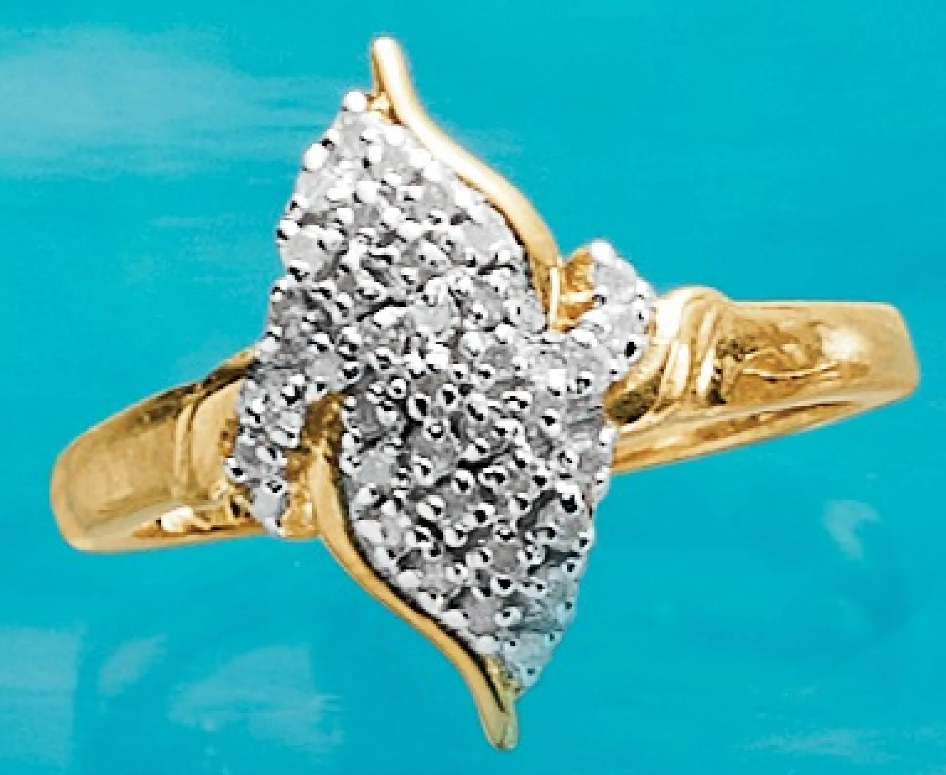 Diamond Waterfall Ring