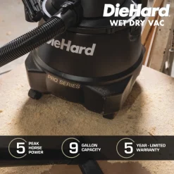 DieHard 9-Gallon Pro Series Wet/Dry Vac