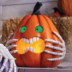 Digital-Eyed Pumpkin Figure
