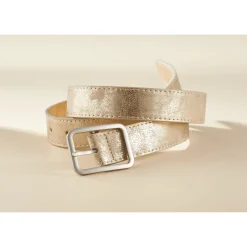 Distressed Metallic Belt