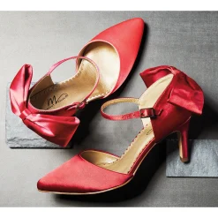 D'Orsay Bow Pump for Women with Memory Foam and 3