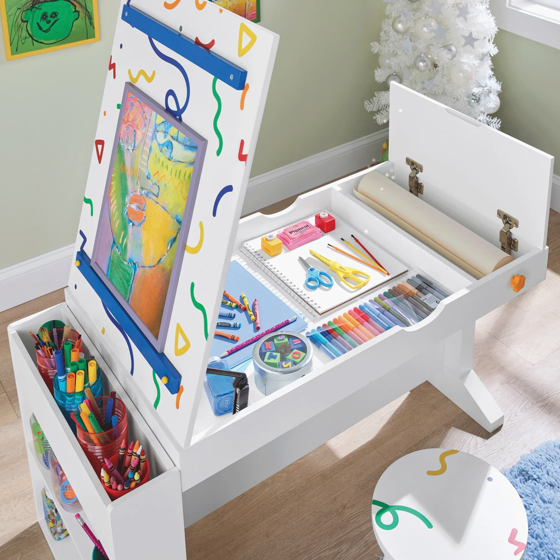 Dragon Castle Swiveling Book Storage