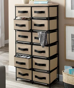 12-Drawer Rolling Storage Organizer Cart