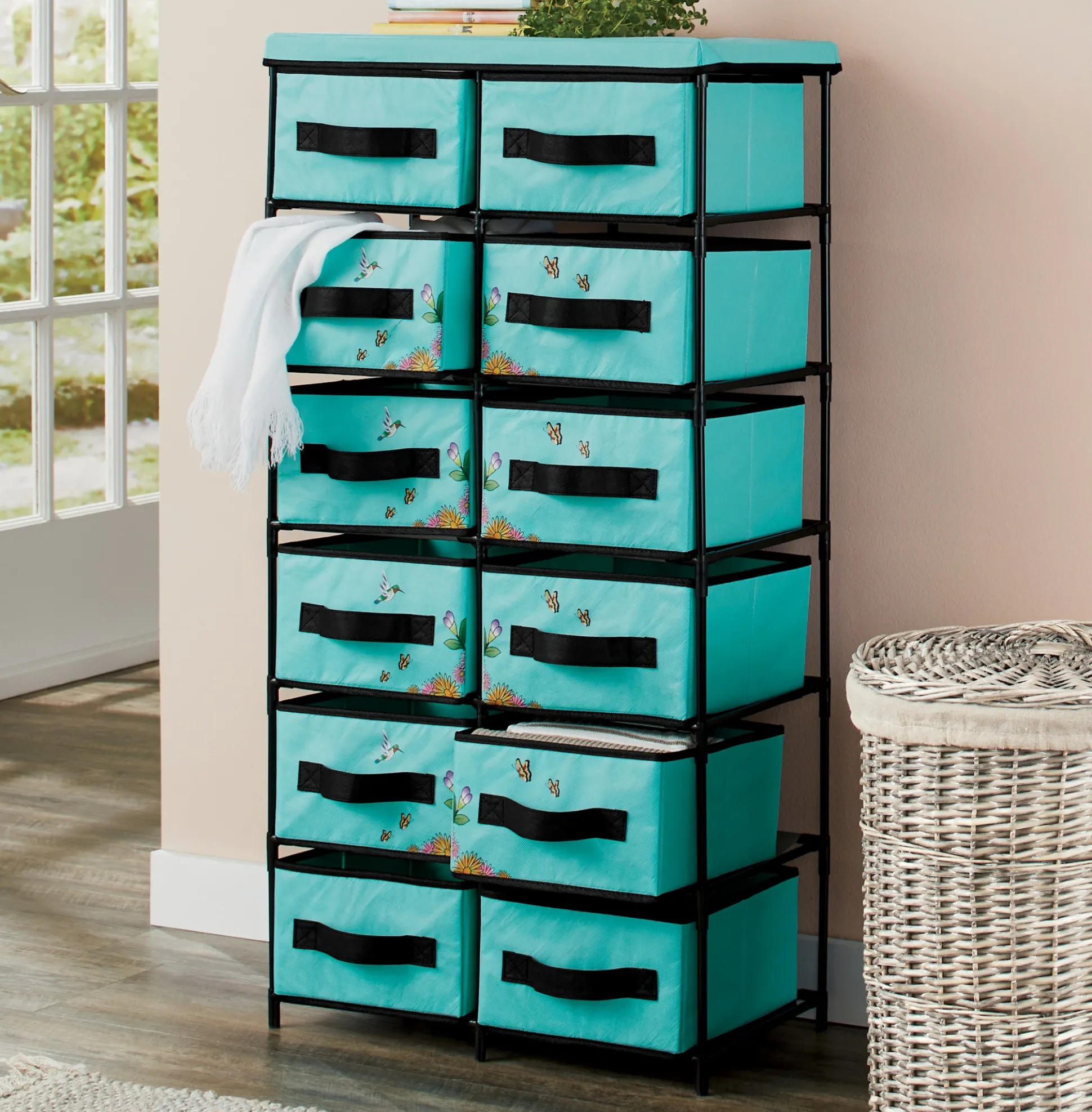 12-Drawer Rolling Storage Organizer Cart