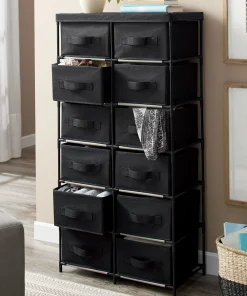 12-Drawer Rolling Storage Organizer Cart