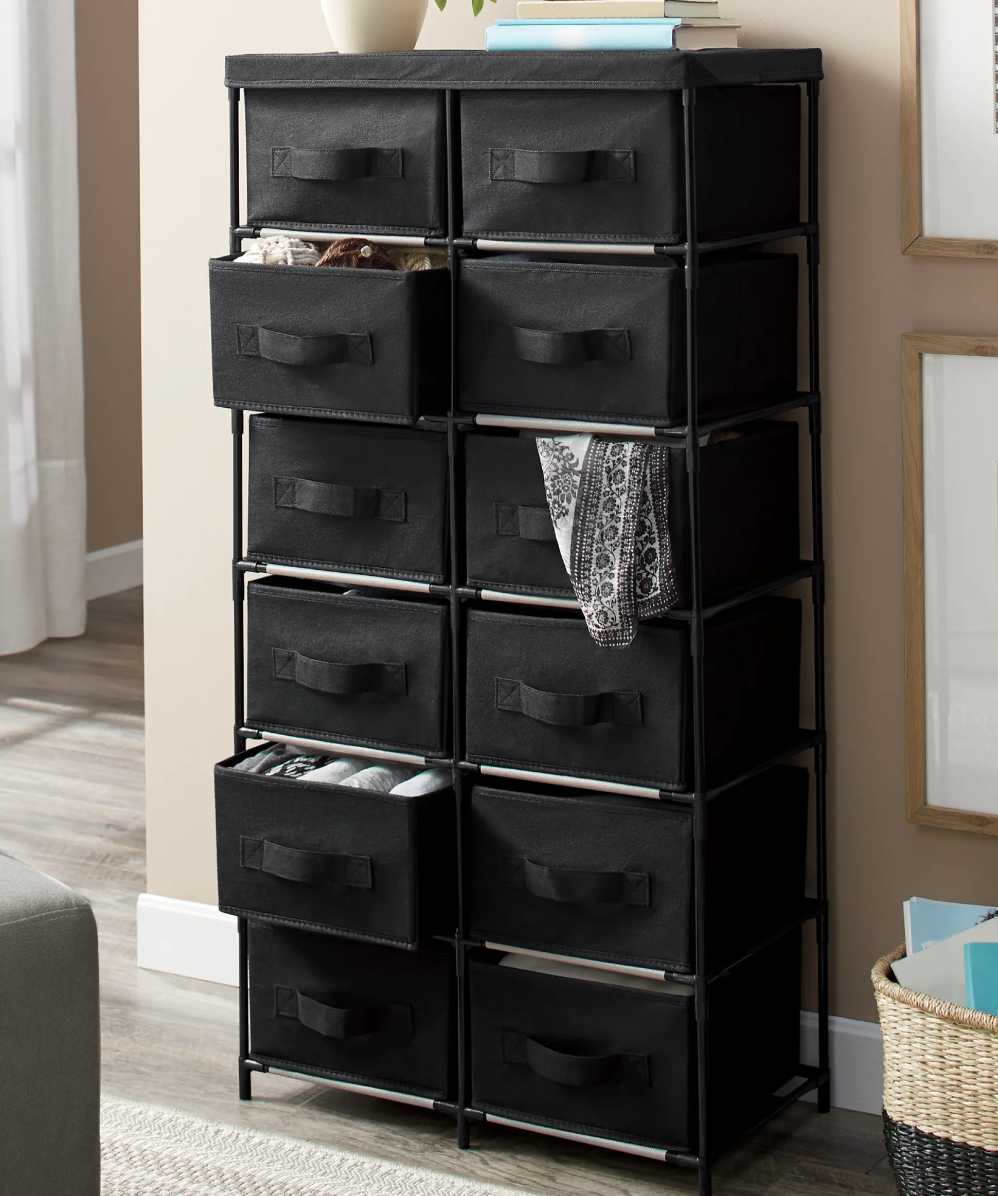 12-Drawer Rolling Storage Organizer Cart