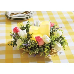 Easter Candlelit Floral Centerpiece