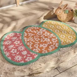 Easter Egg Trio Coir Mat - 22" x 36"