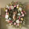 Easter Wreath with Sisal Bunny
