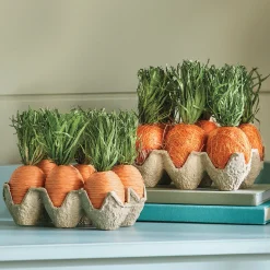Egg Carton Carrot Décor