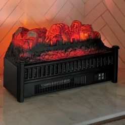 Electric Fireplace Logs with Remote