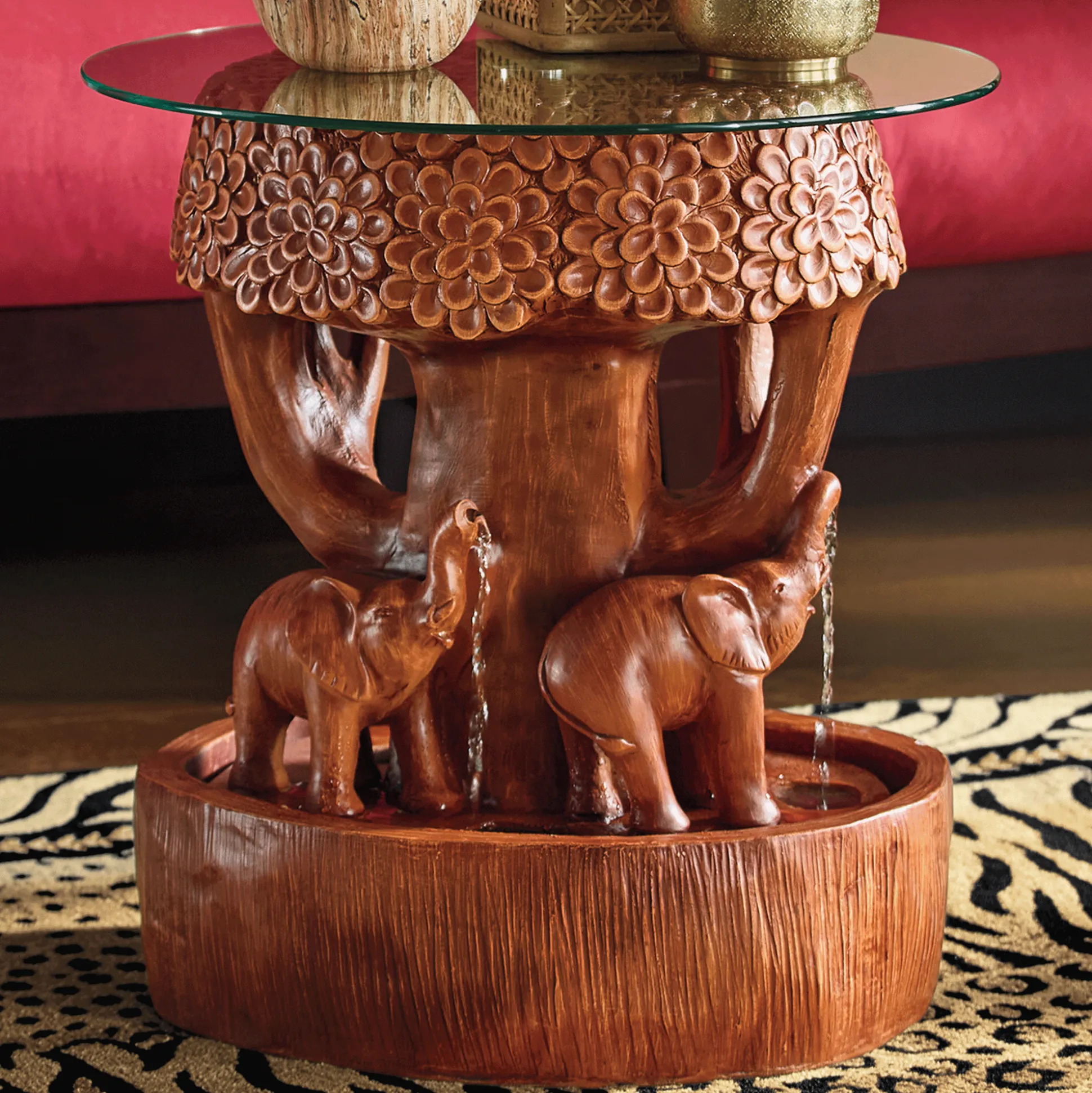 Elephant Tree Fountain Table