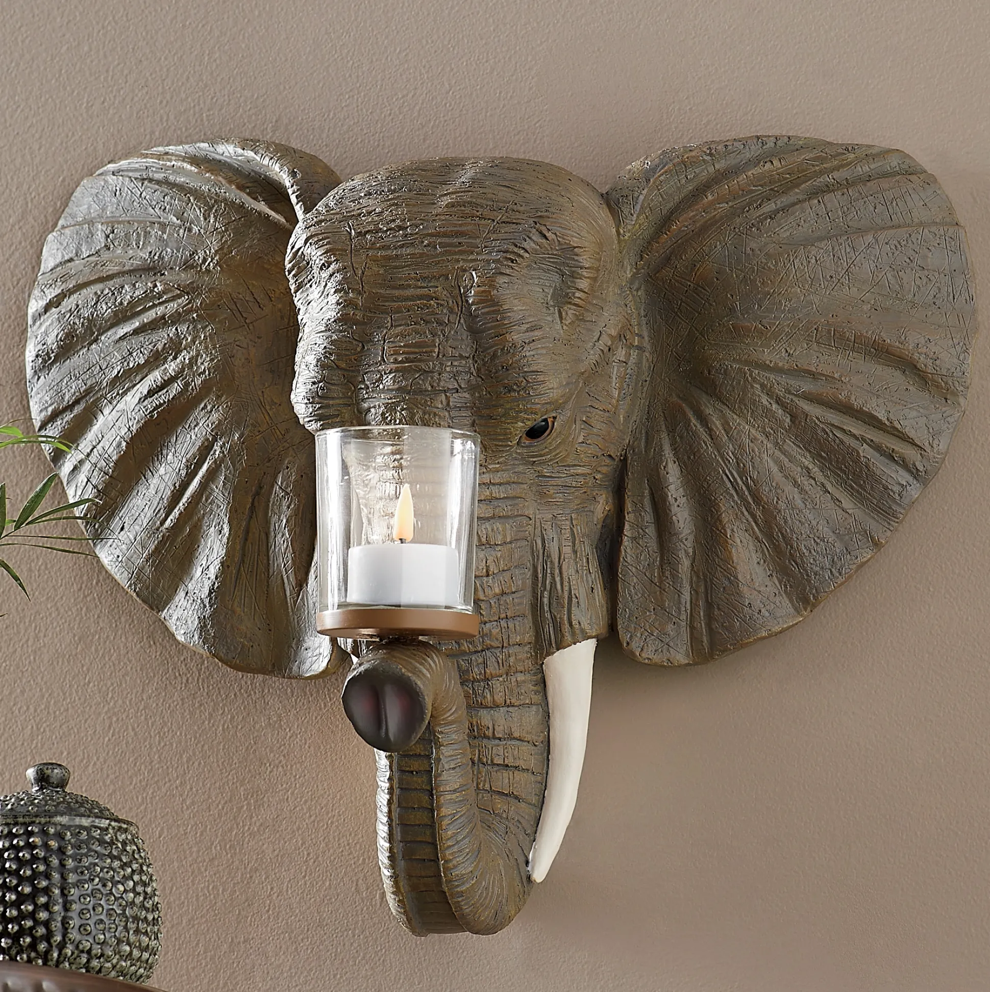 Elephant Wall Sconce