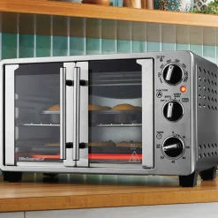 Elite Gourmet Double French Door Toaster Oven