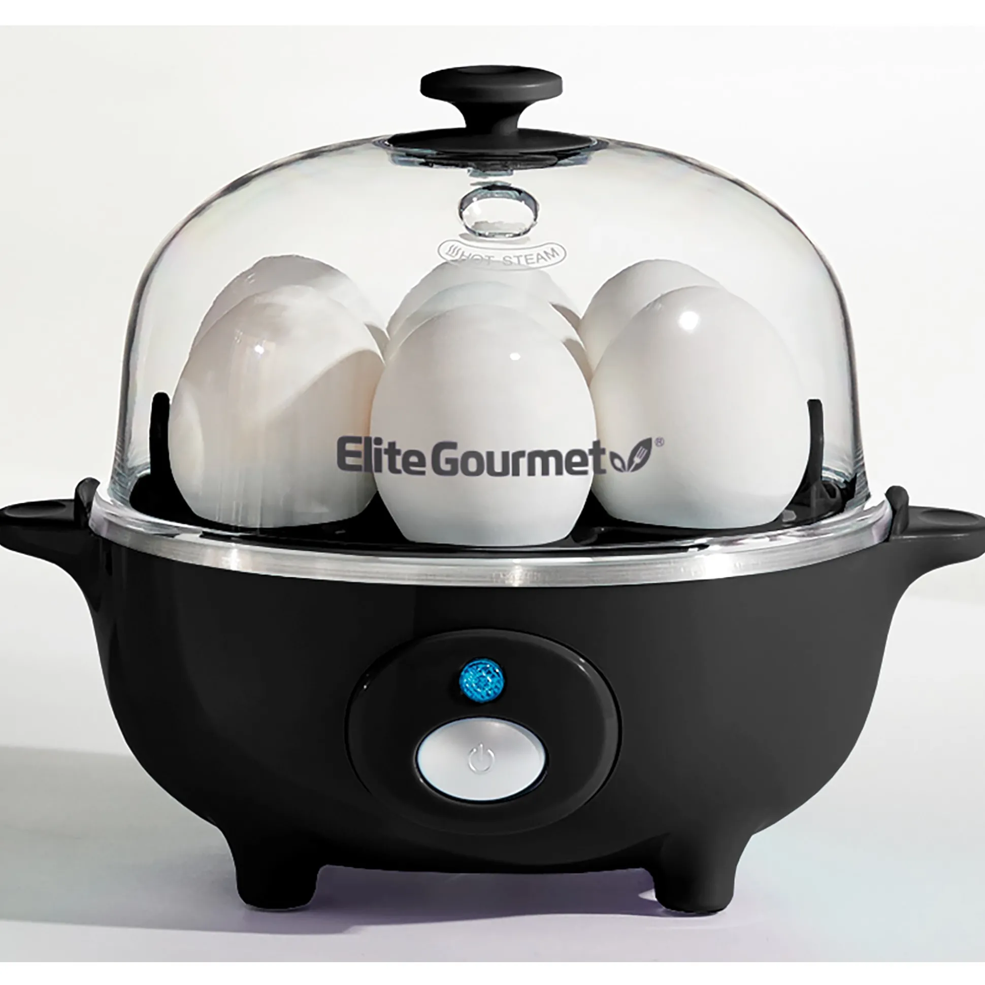 Elite Gourmet 7-Egg Cooker with Timer