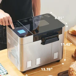 Elite Gourmet 2-lb. Stainless Steel Digital Bread Maker