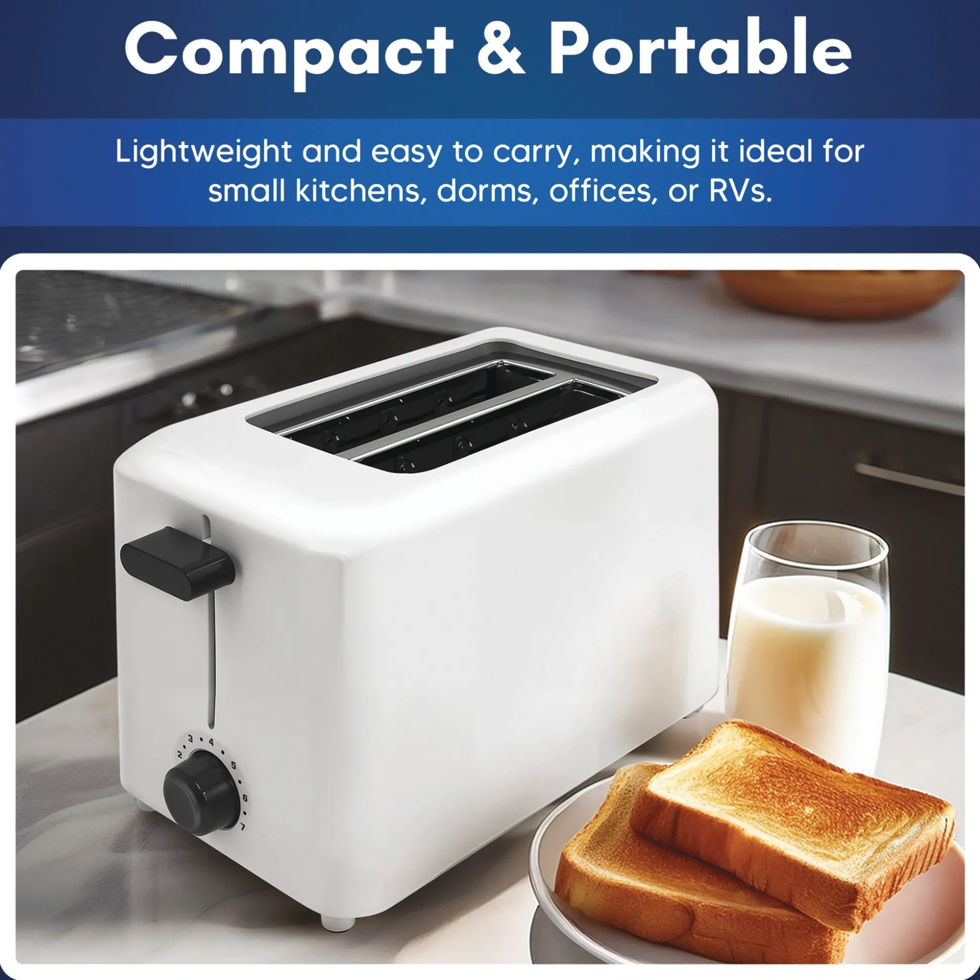 Elite Gourmet 2-Slice Cool-Touch Toaster