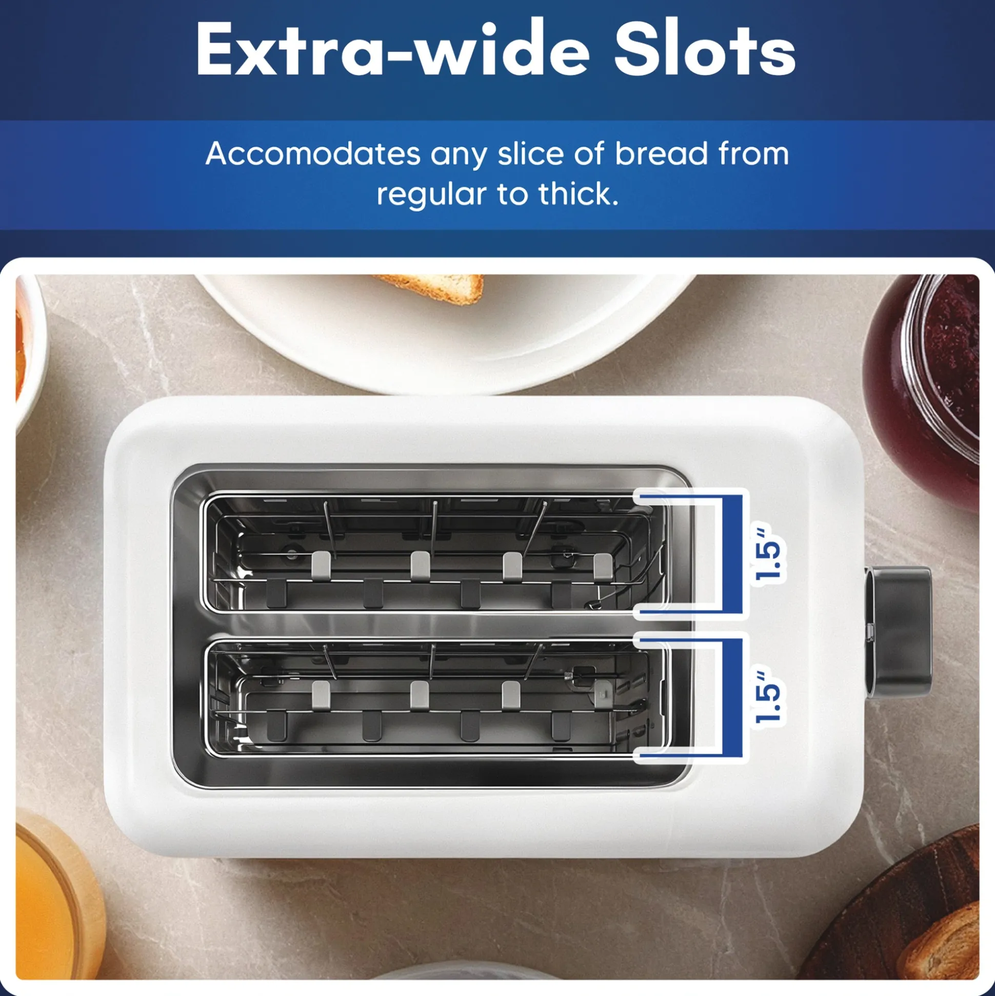 Elite Gourmet 2-Slice Cool-Touch Toaster