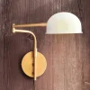 Enameled Swing-Arm Wall Lamp