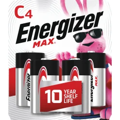 Energizer Max 4-Pack C Batteries