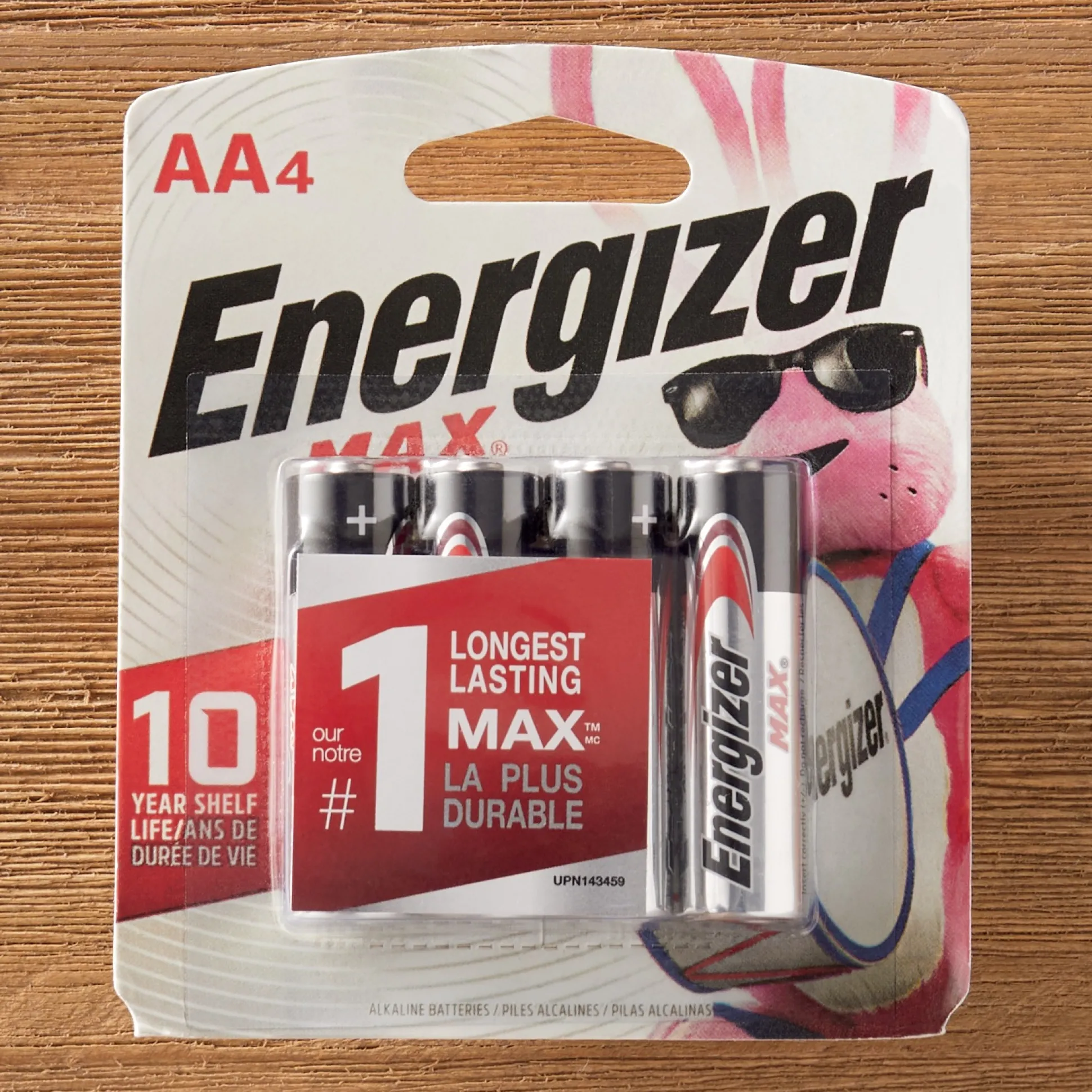 Energizer 4-Pack AA Max Alkaline Batteries