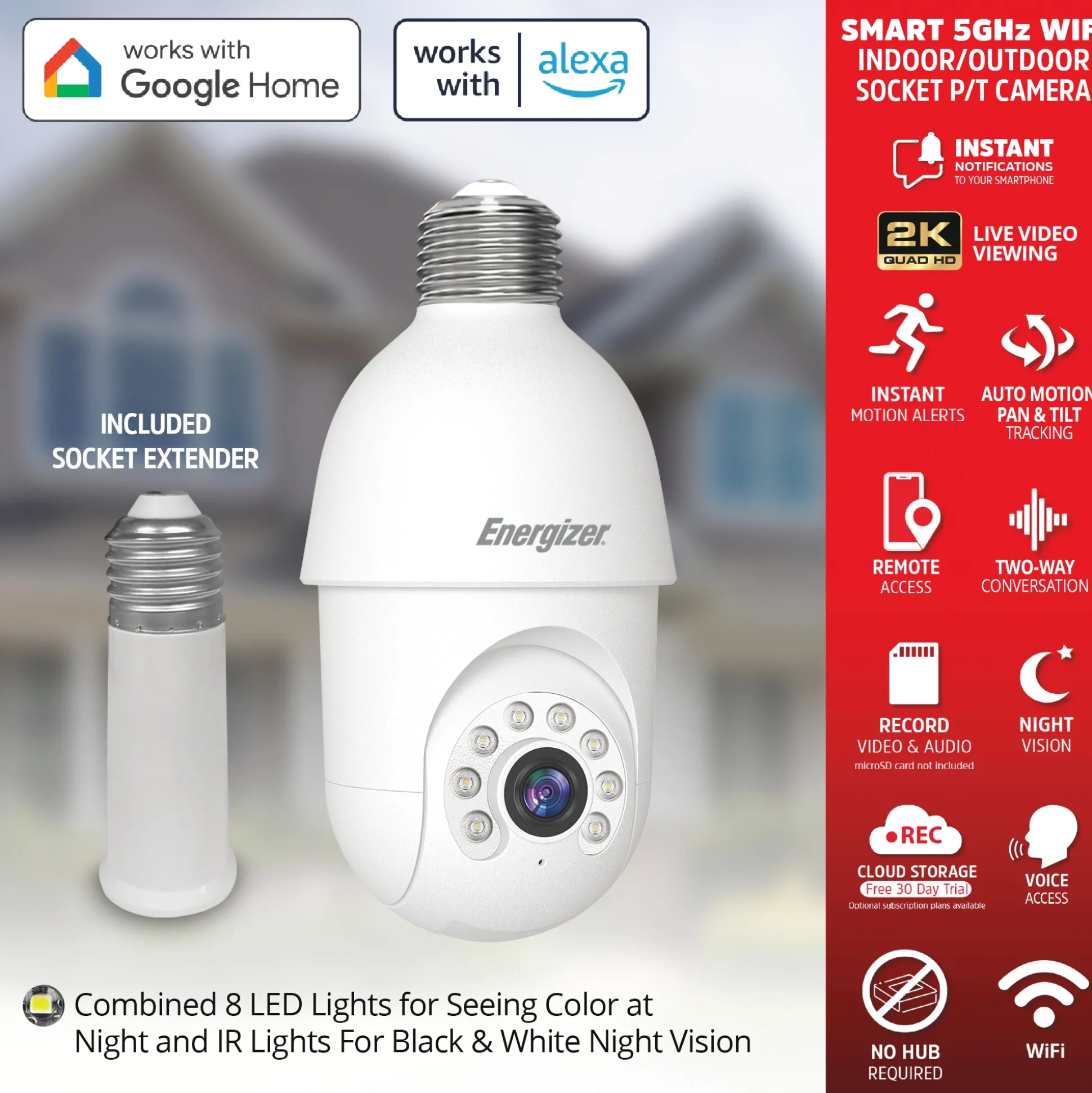 Energizer Smart Socket Camera