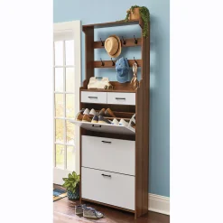 Entryway Hanging and Shoe Storage