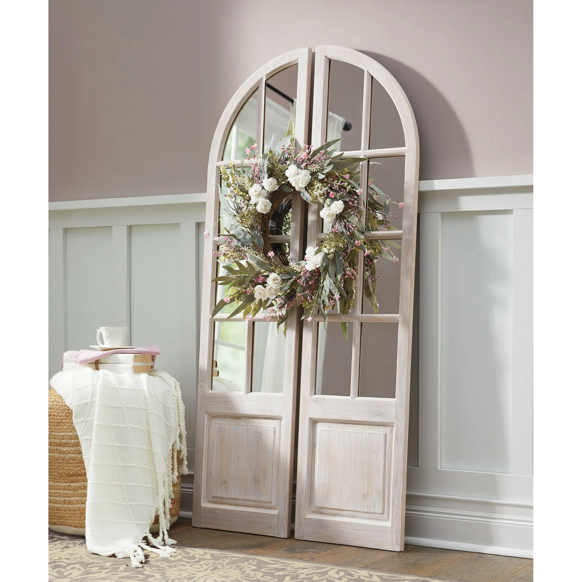 Eucalyptus & Rose Wreath