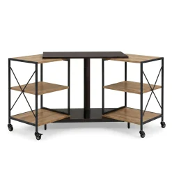 Expandable Rotatable Powered TV Stand