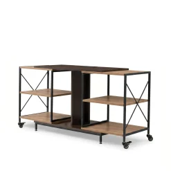 Expandable Rotatable Powered TV Stand